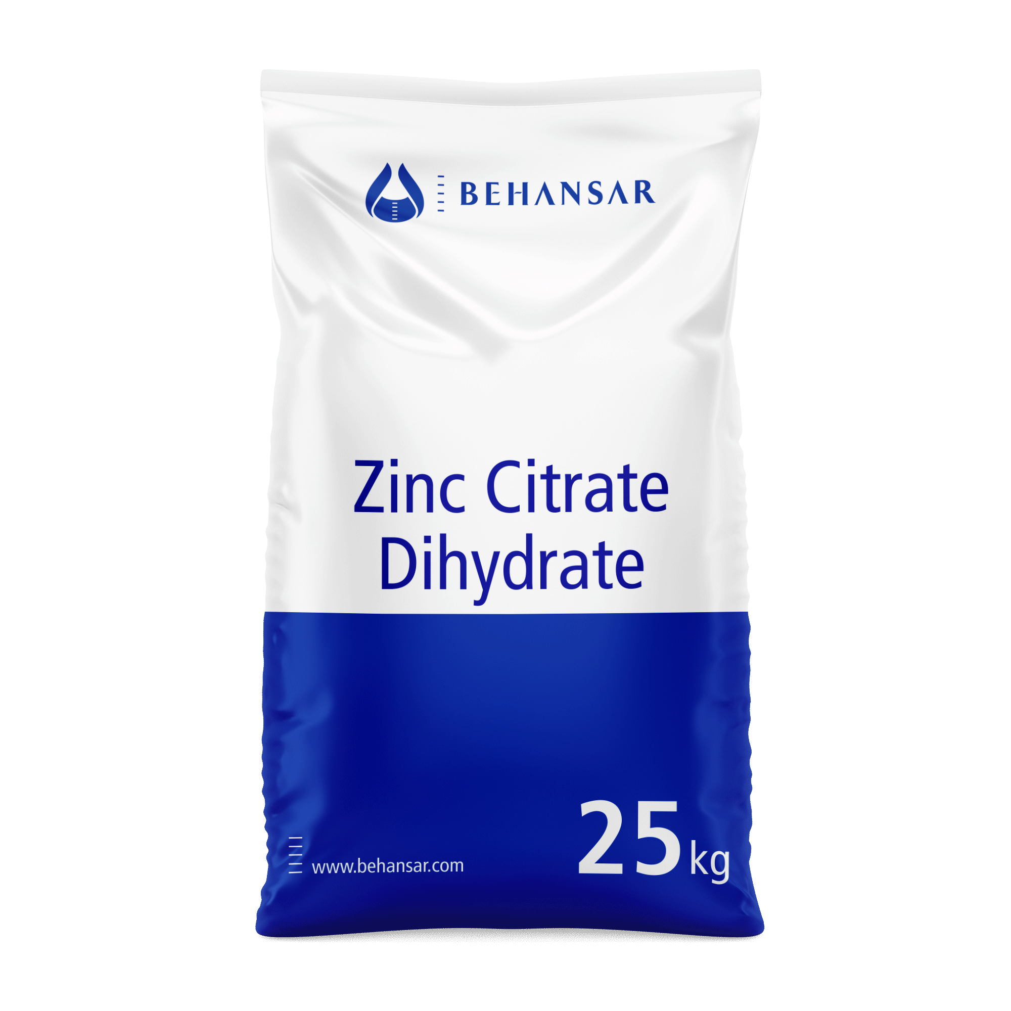 زینک سیترات دی هیدرات یکی از تولیدات شرکت بهانسار است