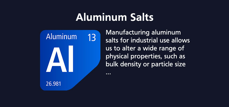 Check the list of our products in the Aluminum salts category
