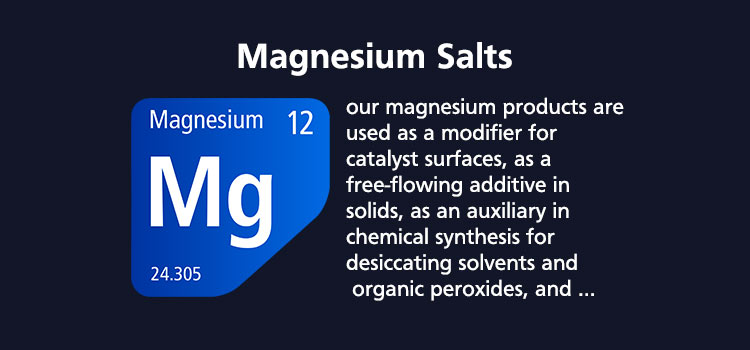 Check the list of our products in the Magnesium salts category