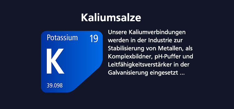Sehen Sie sich die Liste der Produkte von Behansar Co in der Kategorie Kaliumsalze an